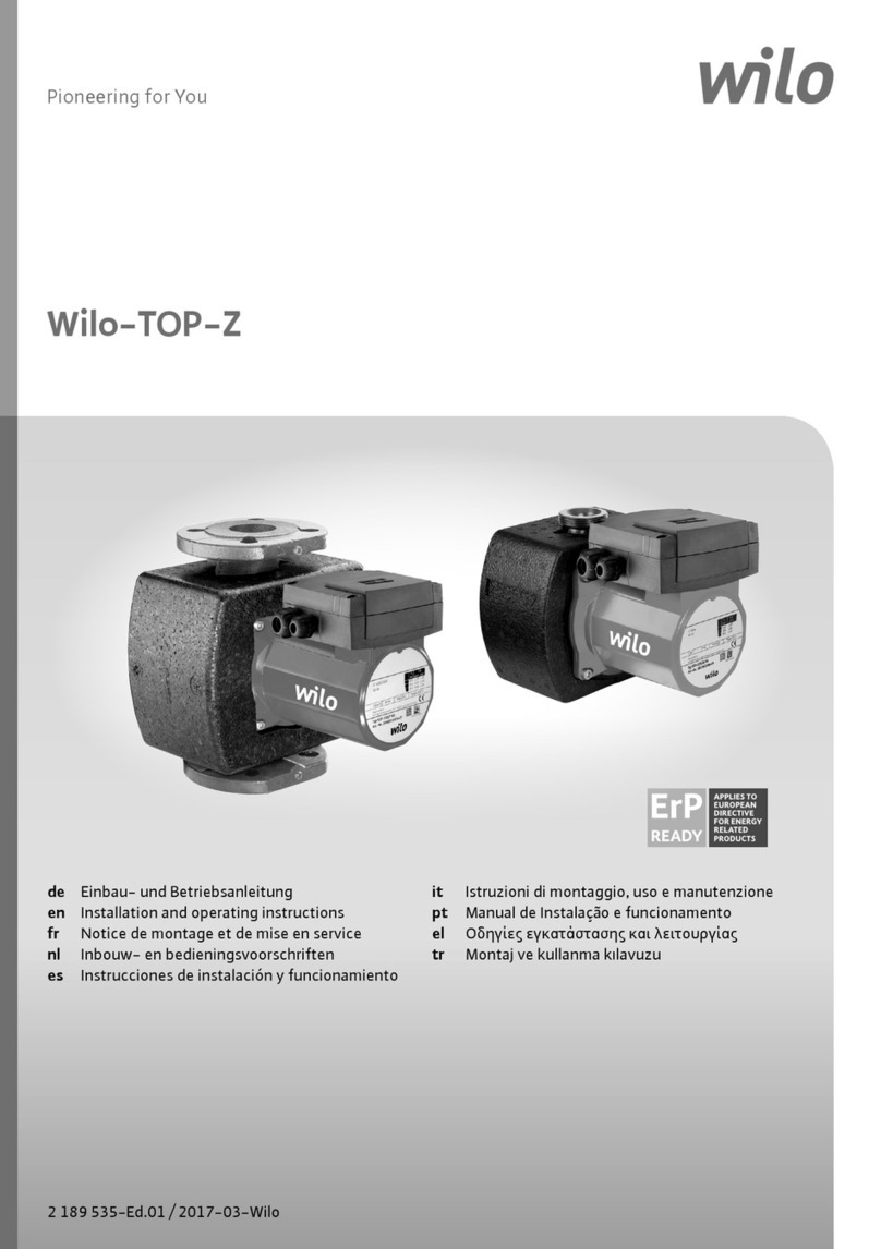 Wilo TOP-Z 20/4 EM Installation and operating instructions Wilo TOP-Z 20/4 EM Installation and operating instructions