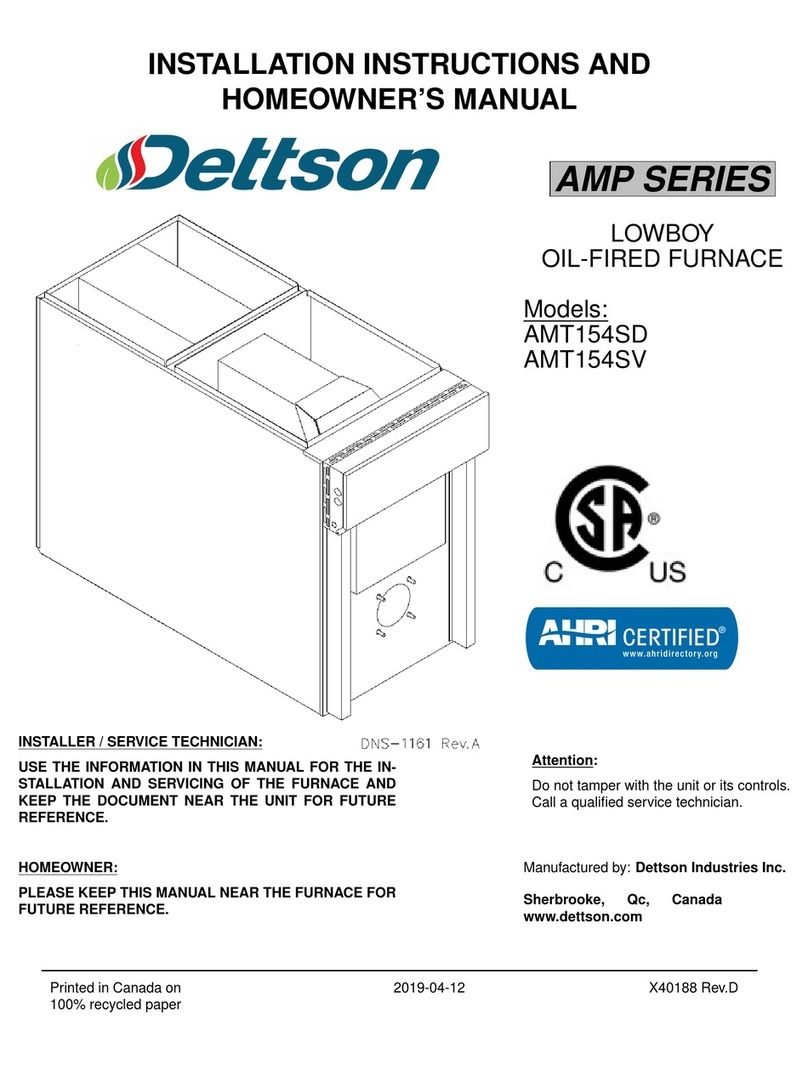 Dettson Lowboy 154 Series Assembly instructions