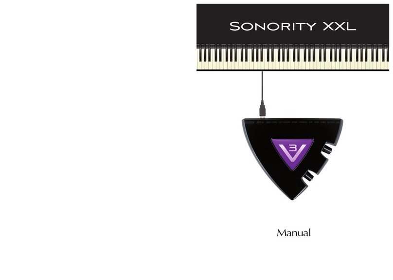 V3 SOUND Sonority XXL manual