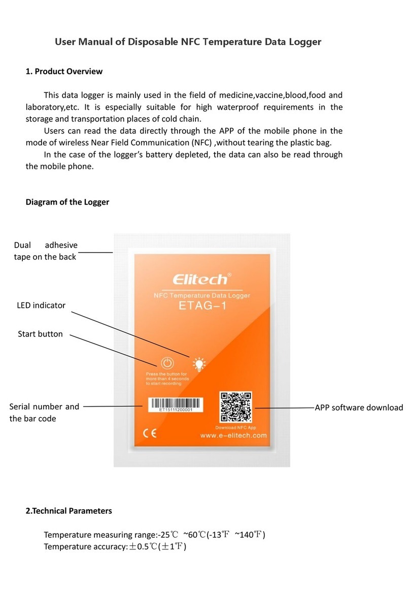 Elitech ETAG-1 user manual