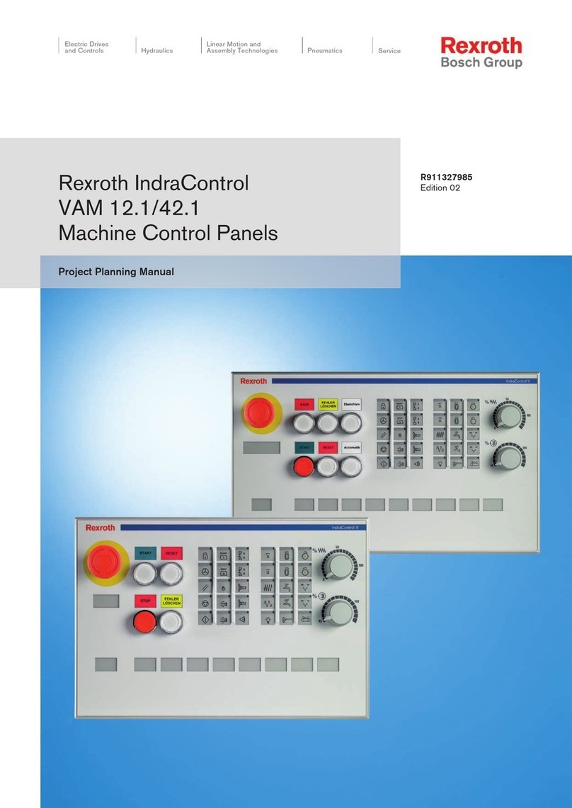 Bosch REXROTH IndraControl VAM 42.1 Technical manual