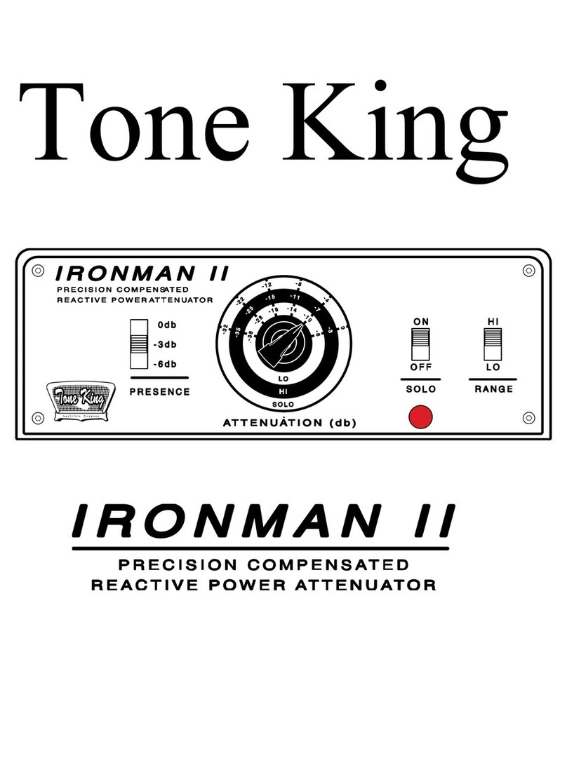 Tone King Ironman II user manual