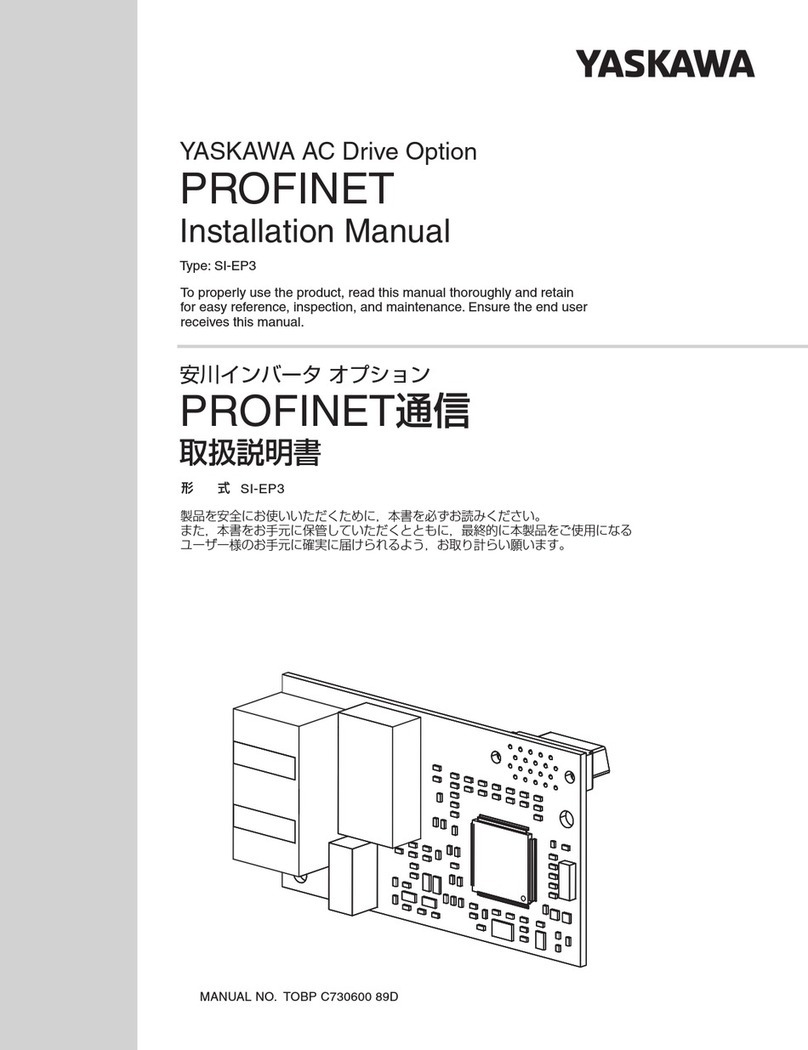 YASKAWA SI-EP3 User manual