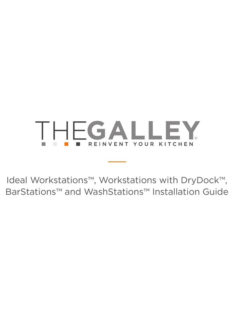 The Galley Ideal Workstation IWS 7S installation guide