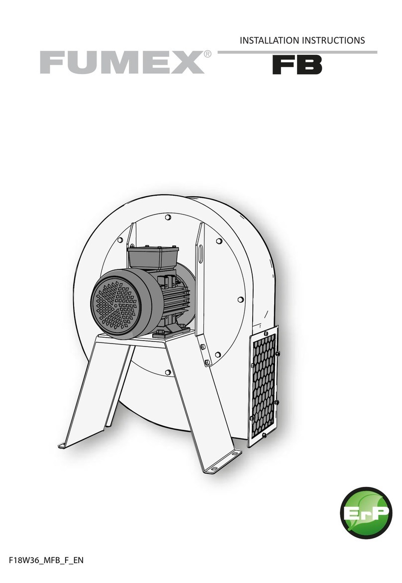Fumex FB Series installation instructions Fumex FB Series installation instructions
