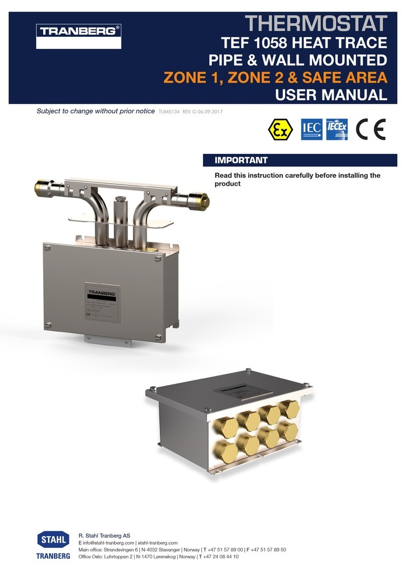 Tranberg TEF 1058 user manual