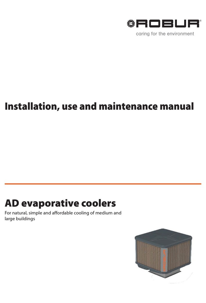 Robur AD Series Installation, use and maintenance manual