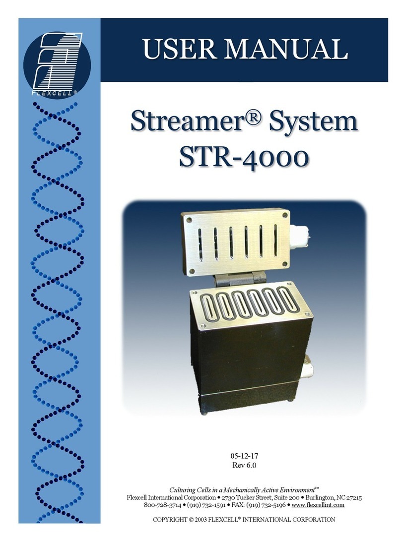 flexcell Streamer System STR-4000 User manual