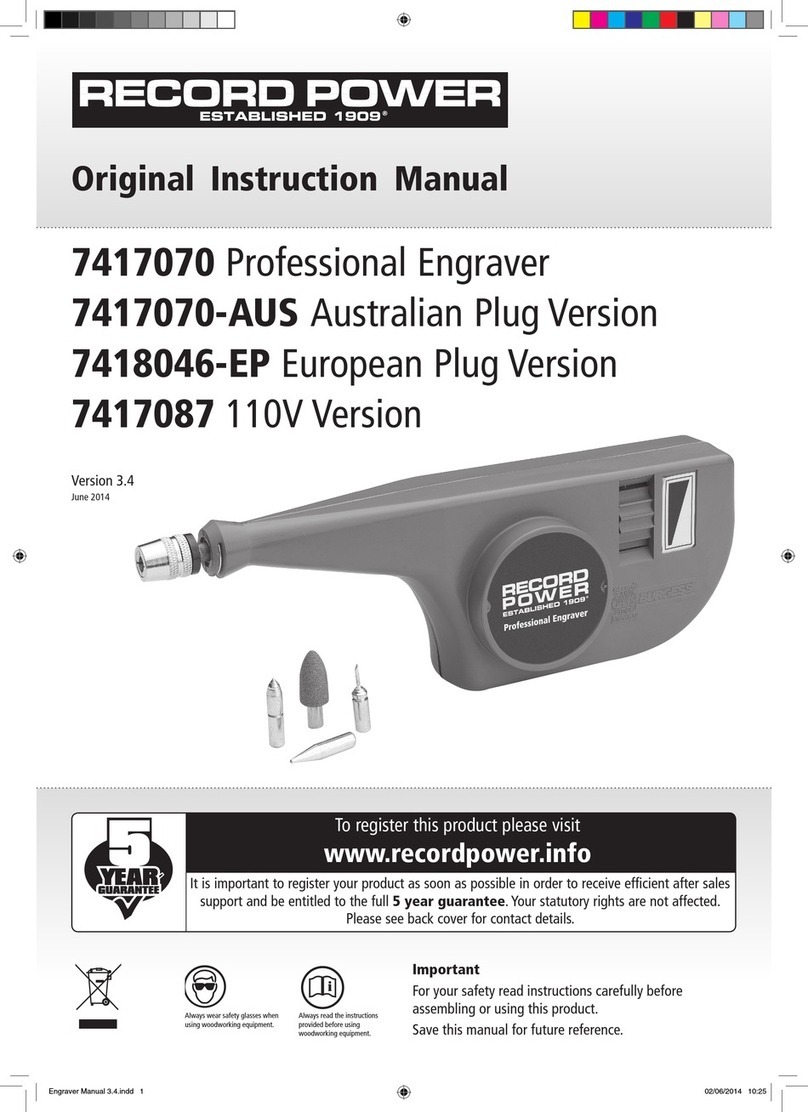 Record Power 7417070 instruction manual