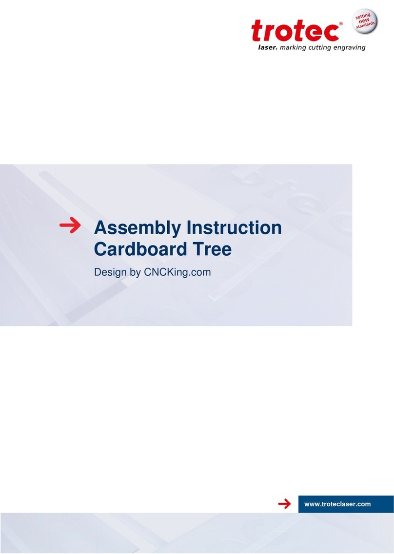 Trotec Cardboard Tree Assembly instruction