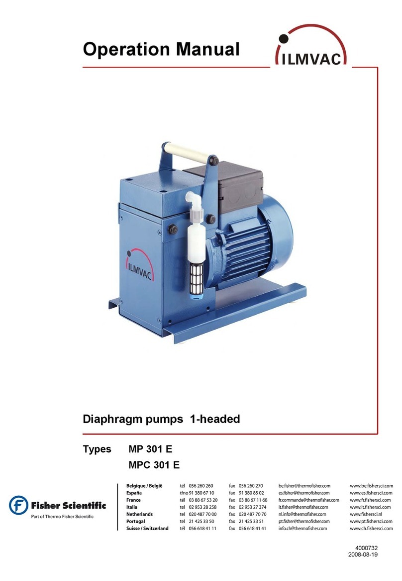 Ilmvac MPC 301 E Operation manual