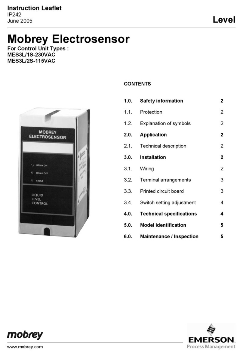 Emerson Mobrey Electrosensor Manual Emerson Mobrey Electrosensor Manual
