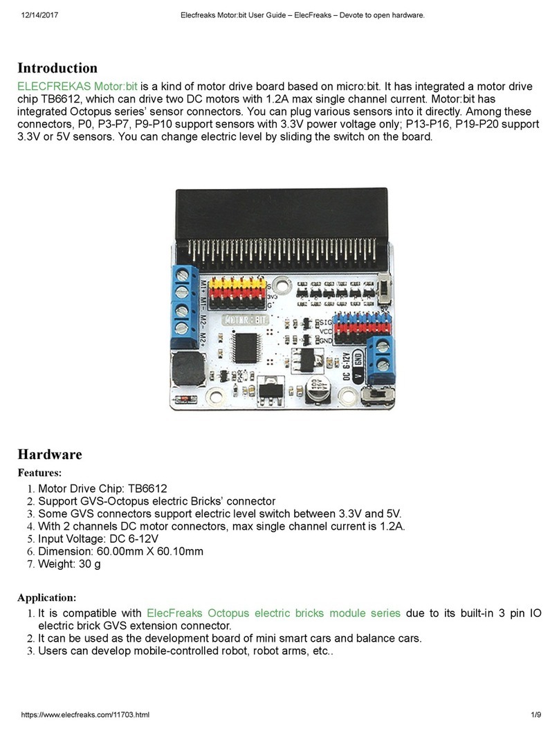 Elecfreaks Motor:bit user guide