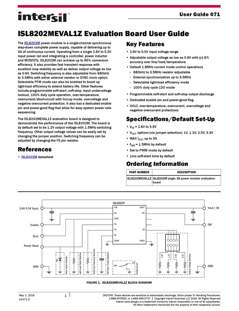Intersil ISL8202MEVAL1Z user guide