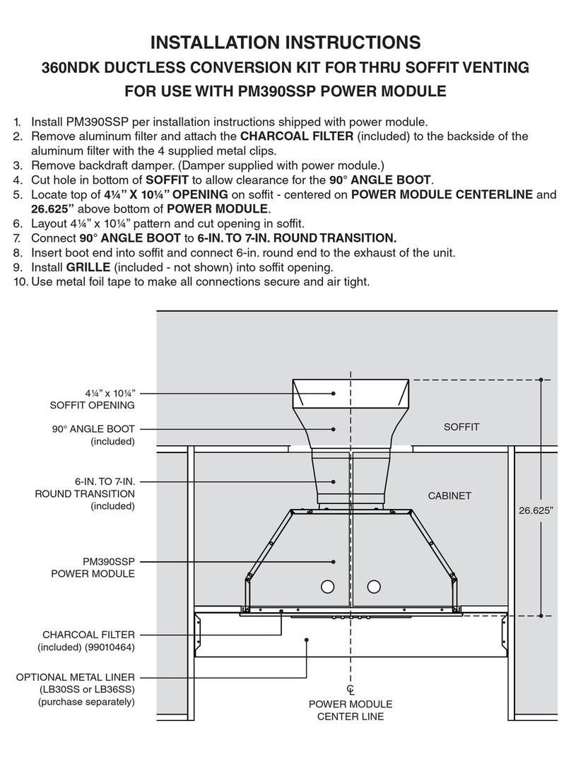 Broan PM390SSP User manual