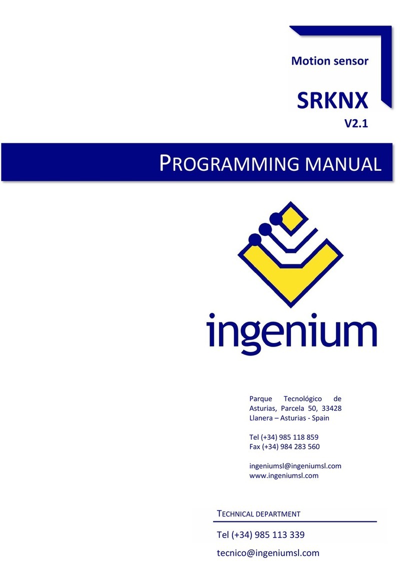 Ingenium SRKNX Programming manual