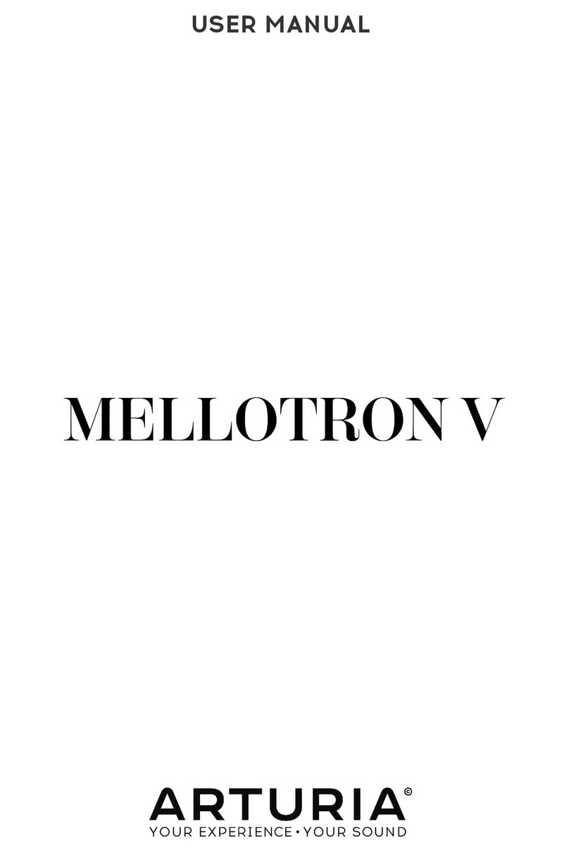 Arturia Mellotron V User manual