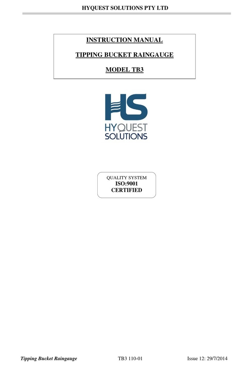 HyQuest Solutions TB3 instruction manual