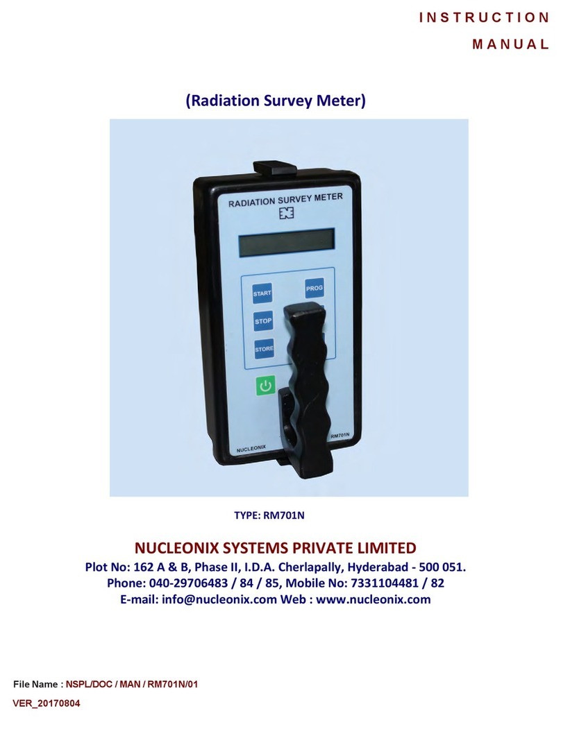 Nucleonix RM701N instruction manual