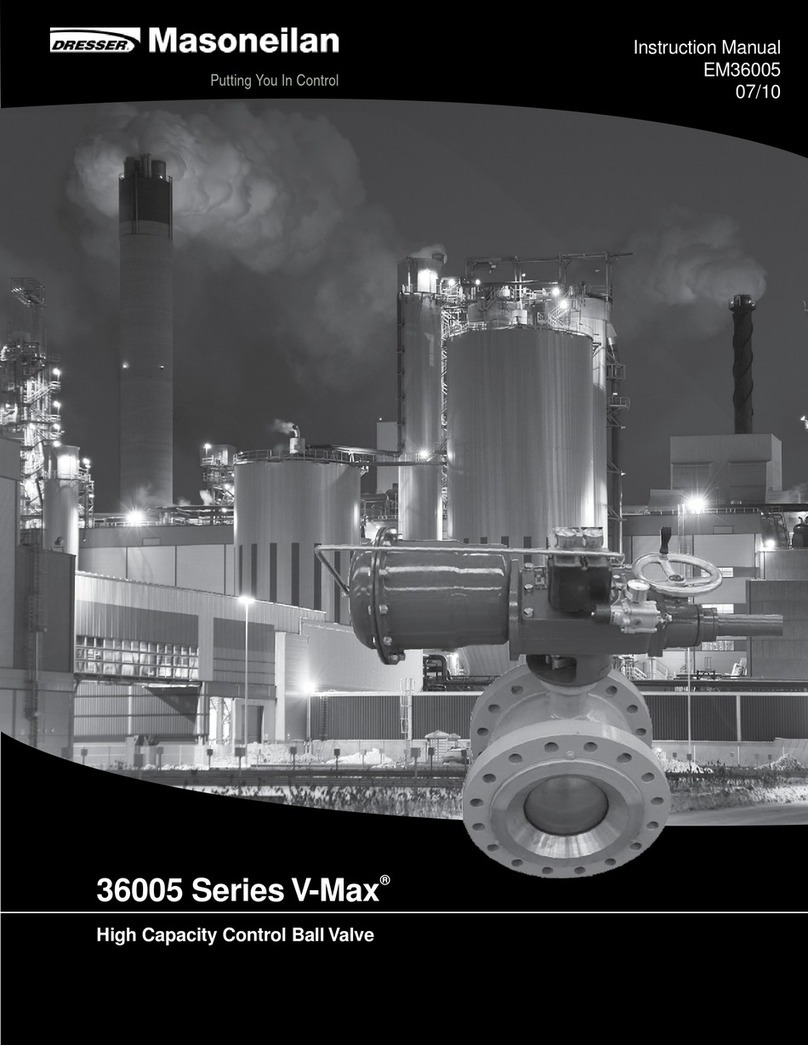 Dresser Masoneilan V-Max 36005 Series instruction manual