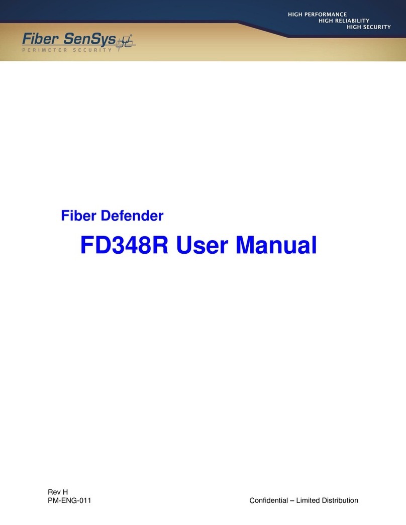 FIBER SENSYS Fiber Defender FD348R user manual FIBER SENSYS Fiber Defender FD348R user manual