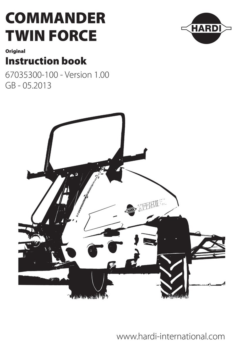 Hardi COMMANDER TWIN FORCE Instruction book