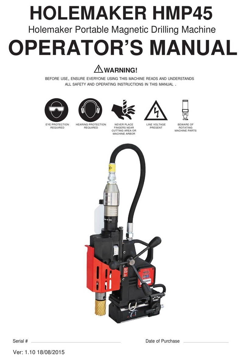 Itm Holemaker HMP45 Operator's manual