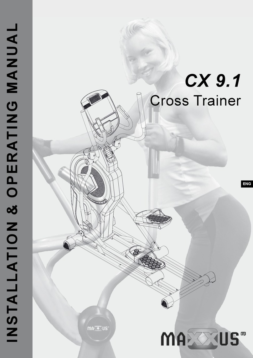 Maxxus CX 9.1 Installation instructions