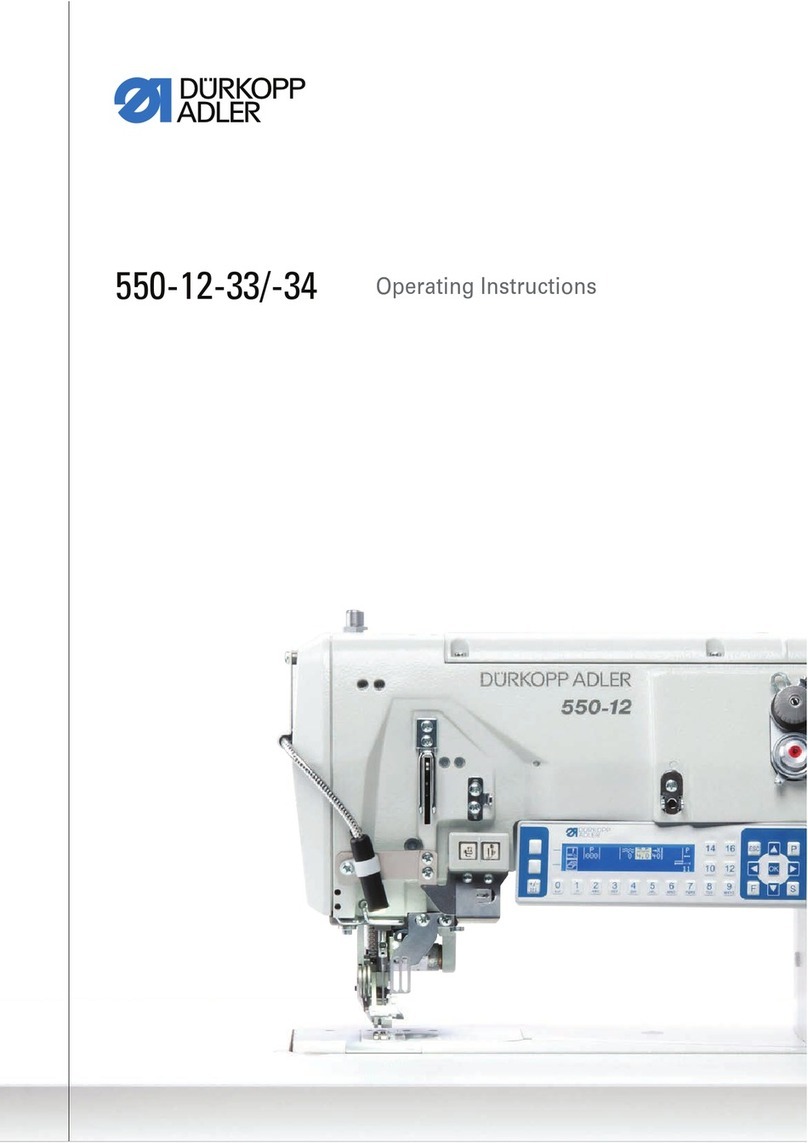 DURKOPP ADLER 550-12-33 User manual
