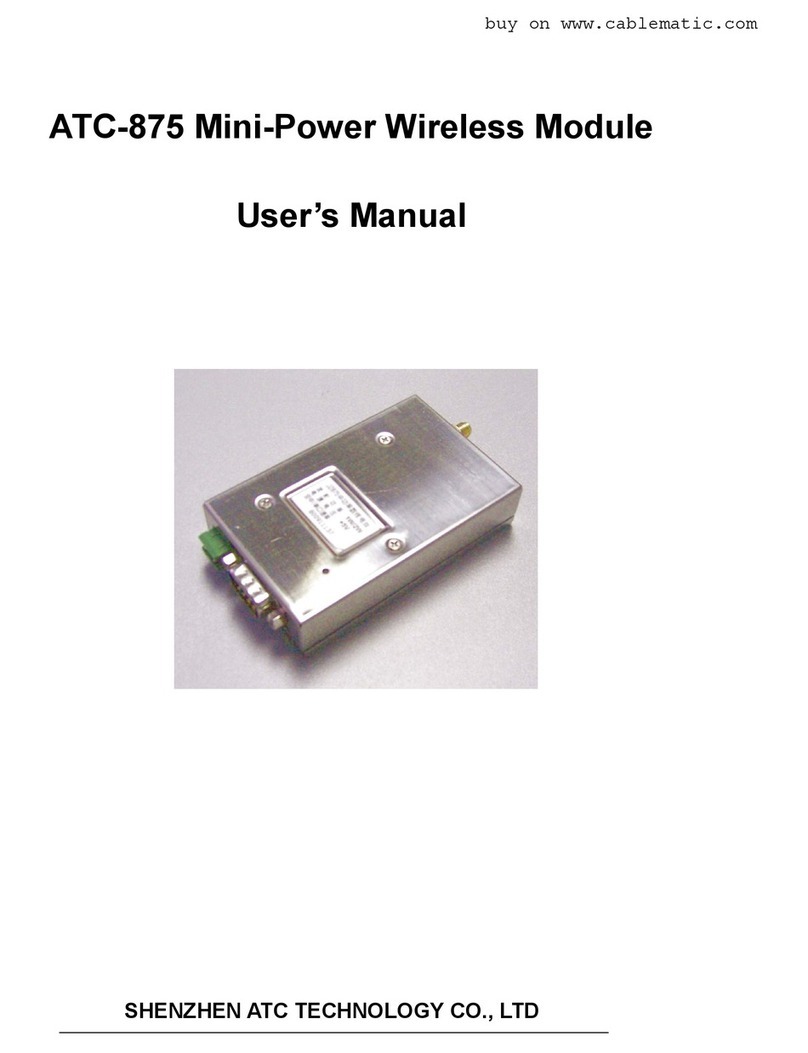 ATC ATC-875 user manual