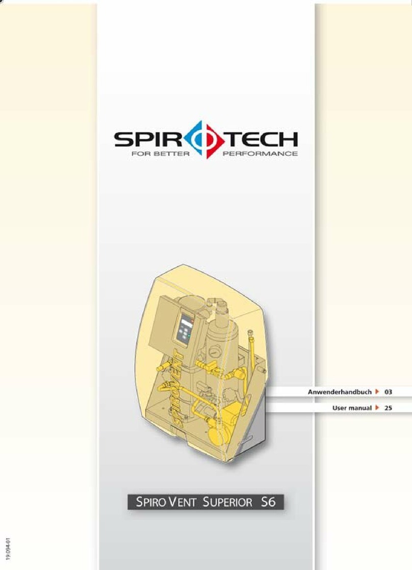 Spirotech SpiroVent Superior S6 Series user manual
