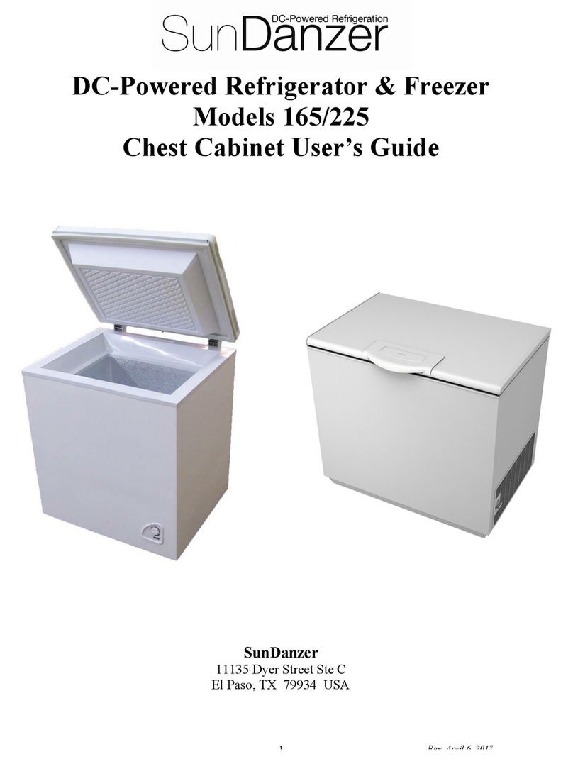 SunDanzer 165 user guide