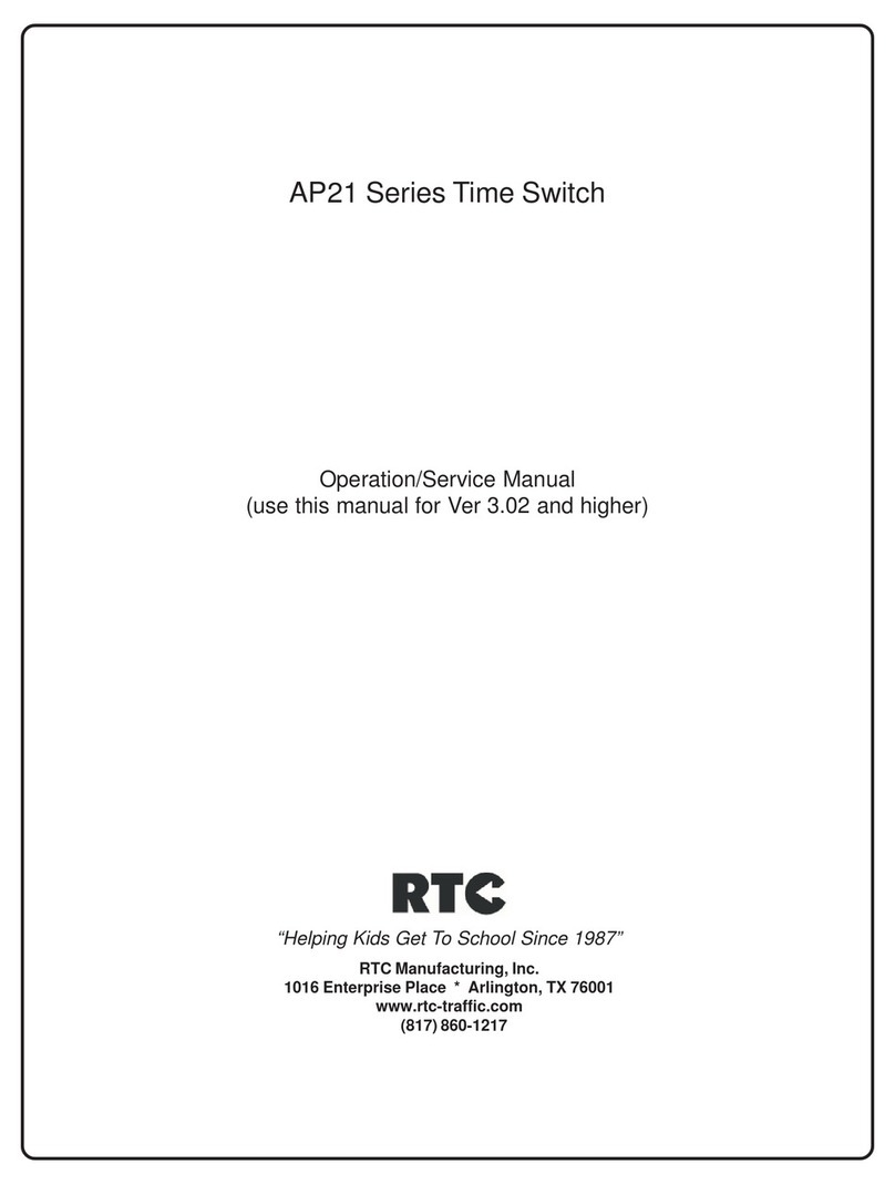 RTC AP21 Series Operation & service manual