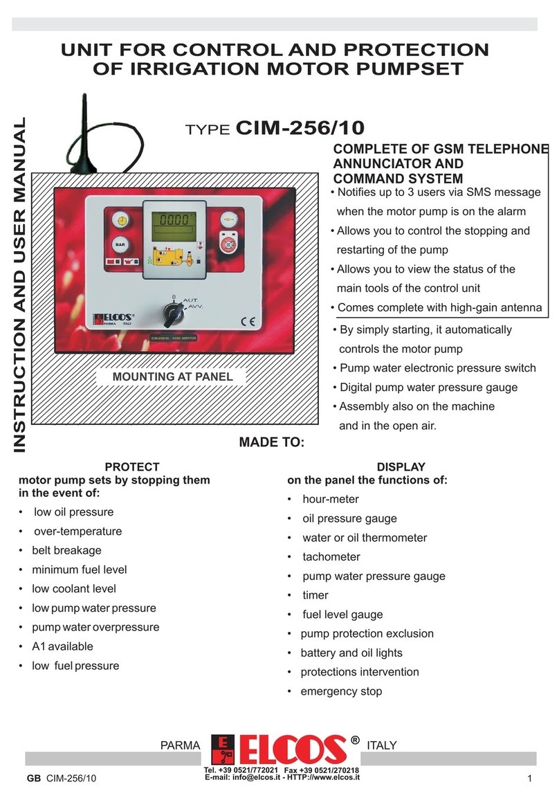 ELCOS CIM-256/10 Instruction Manual