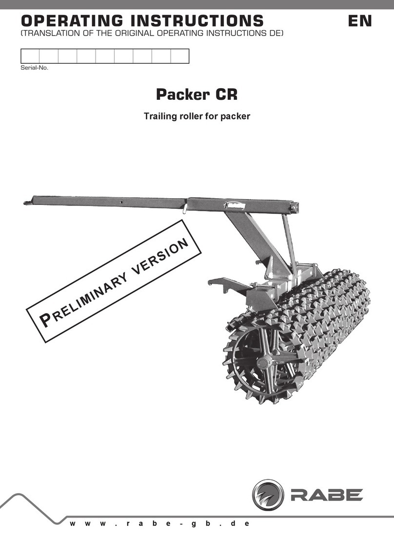 Rabe Packer CR operating instructions