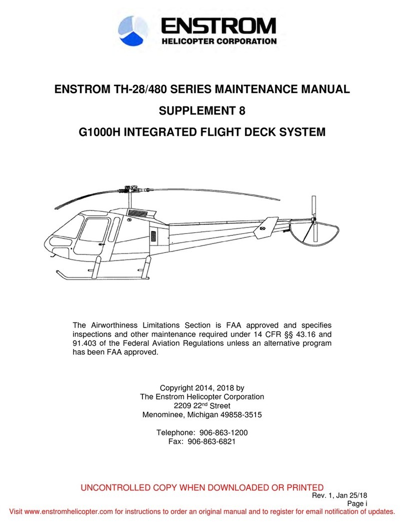 ENSTROM TH-28/480 Series User manual