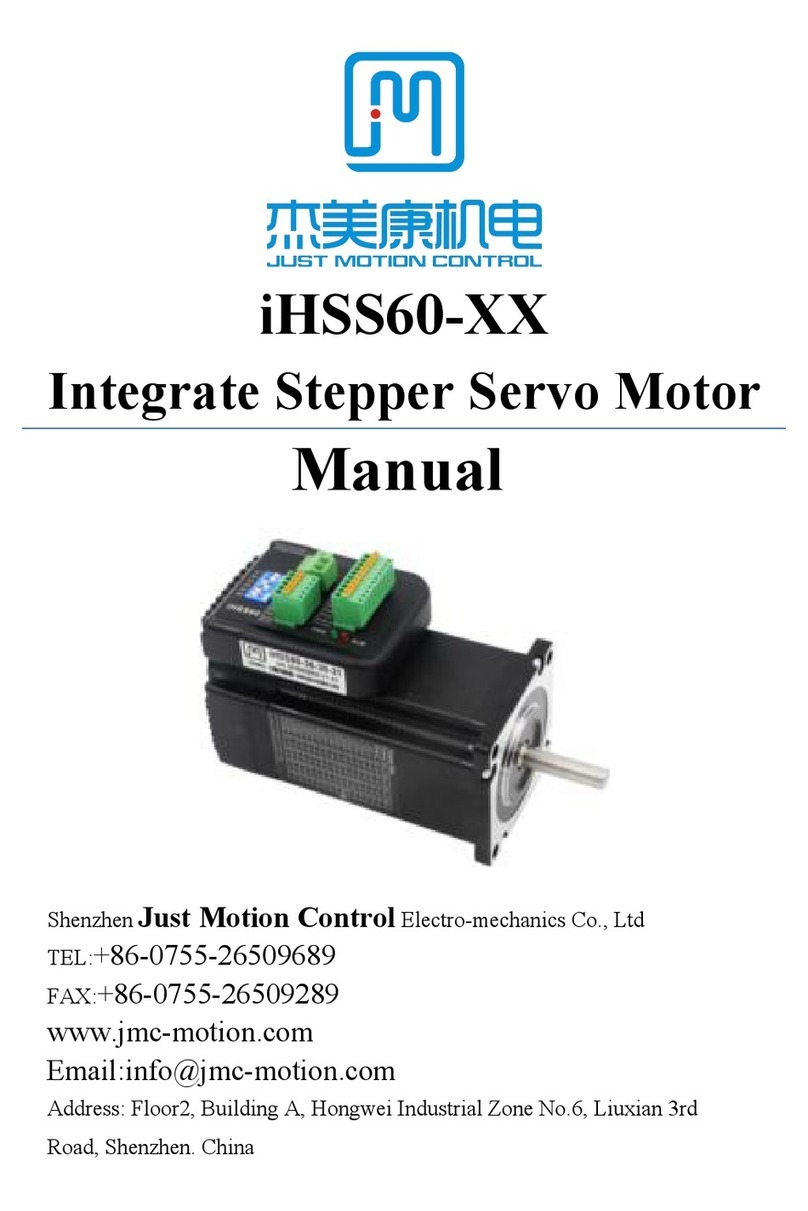 Just Motion Control iHSS60 Series manual