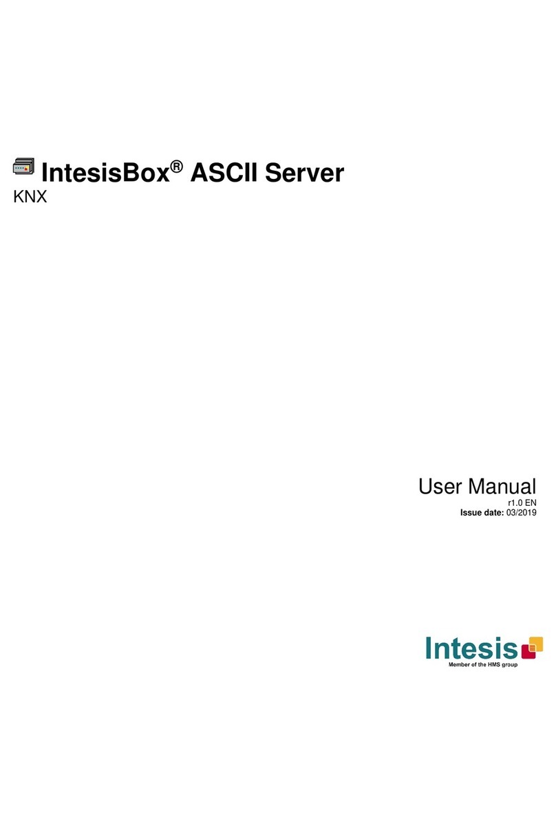 Intesis IntesisBox ASCII user manual