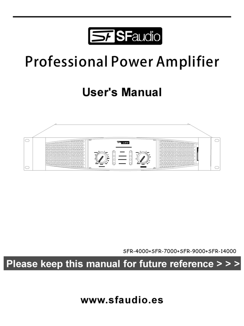 SFaudio SFR-7000 user manual