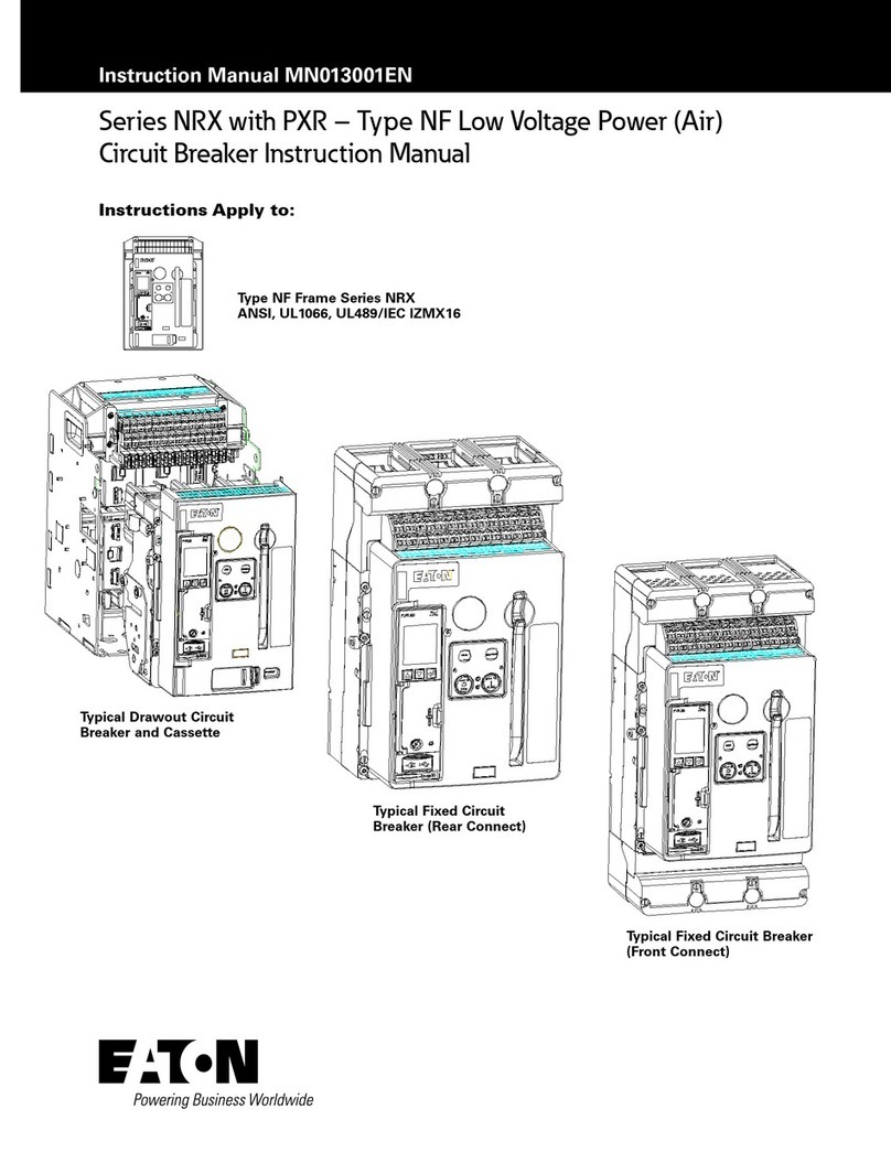 Eaton Series NRX User manual Eaton Series NRX User manual