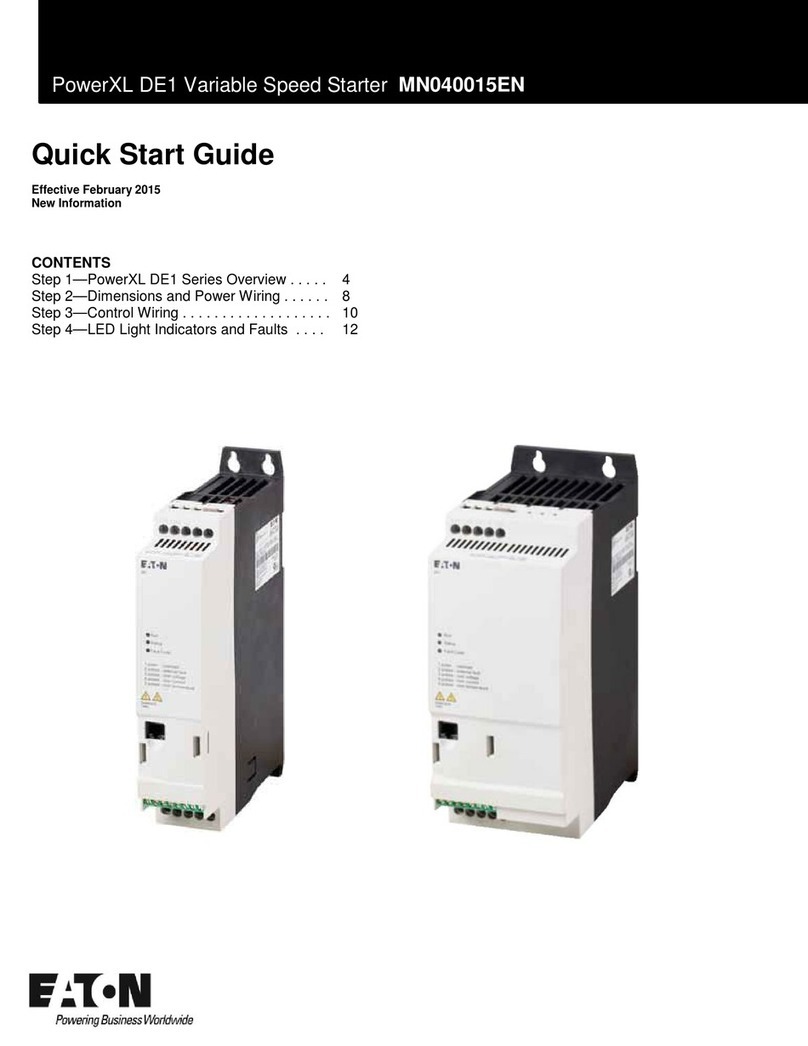 Eaton PowerXL DE1 series User manual Eaton PowerXL DE1 series User manual