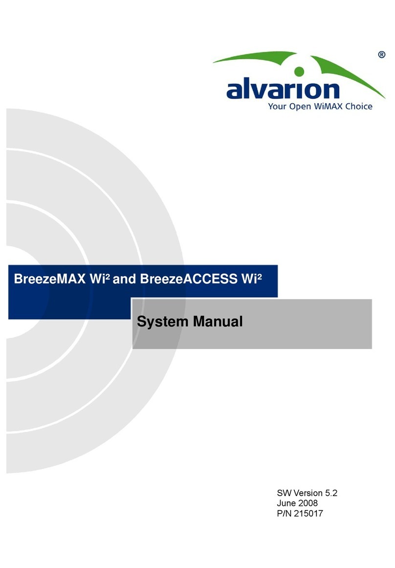 Alvarion BreezeACCESS Wi2 User guide