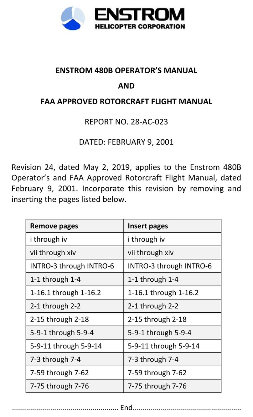 ENSTROM 480B User manual