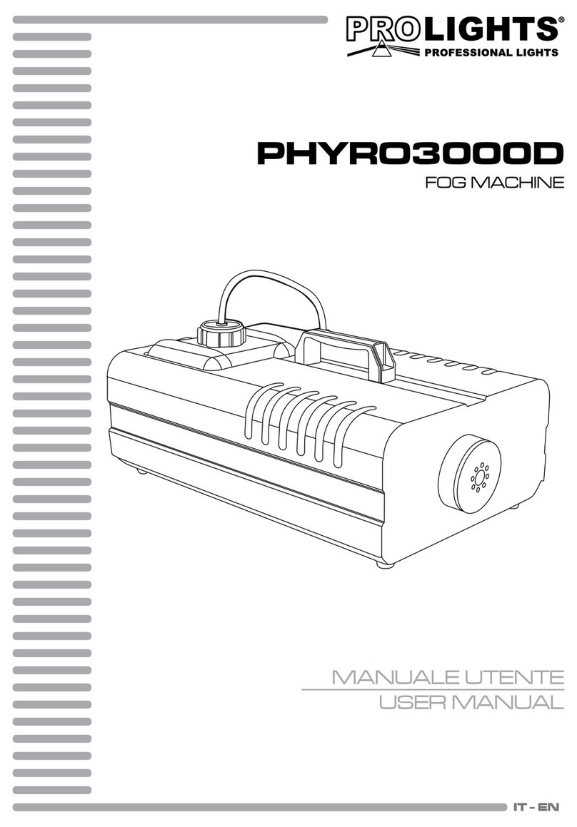ProLights Tribe PHYRO3000D user manual