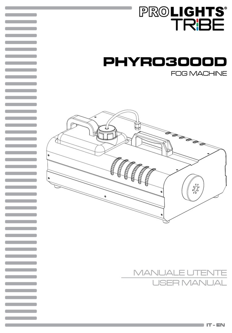 ProLights Tribe PHYRO3000D User manual ProLights Tribe PHYRO3000D User manual
