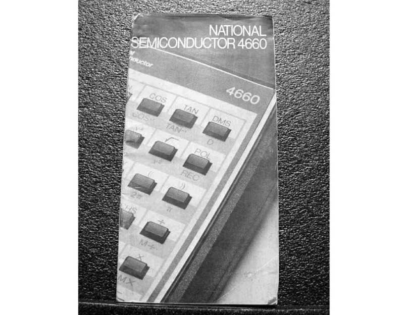 National Semiconductor 4660 manual