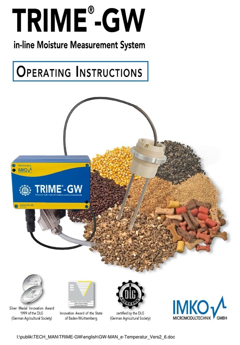 IMKO Trime-GW operating instructions