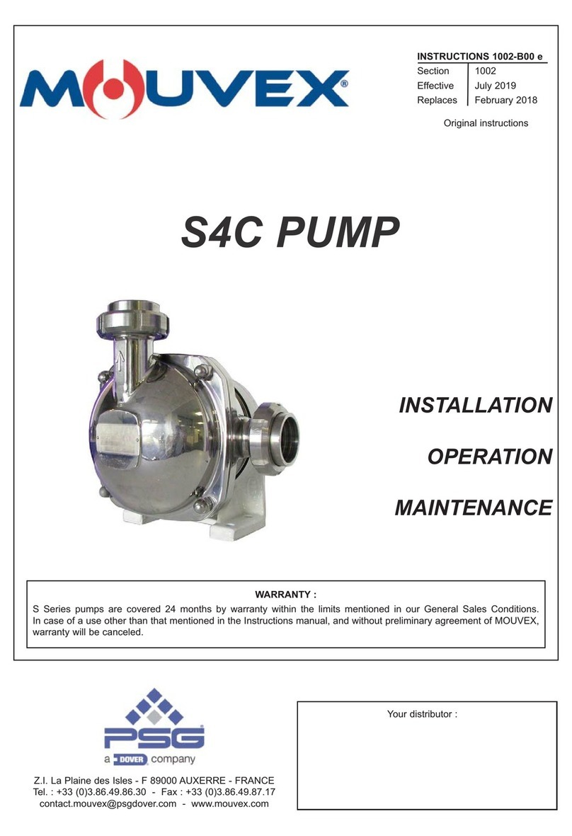 Mouvex S4C Installation operation & maintenance