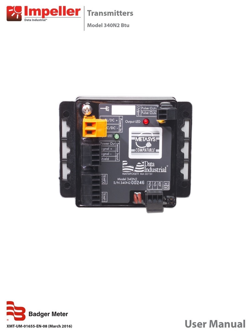 Badger Meter 340N2 User manual