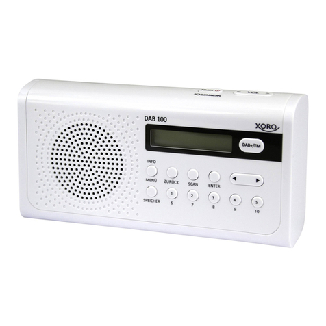 Xoro DAB100 user manual
